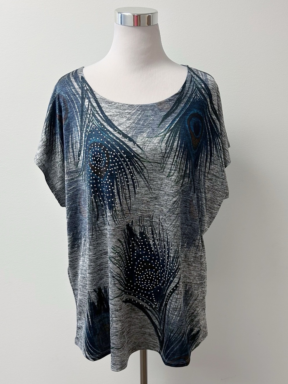 Lavish • Peacock Print Top